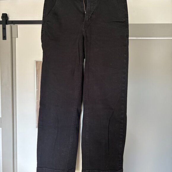 Everlane The Straight-Leg Crop Size 4 Black - Picture 3 of 6